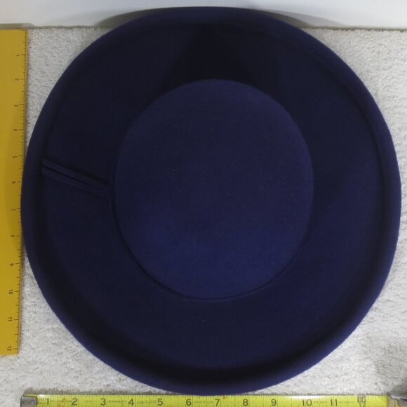 NEW Something Special Hats Lot of 2 Purple Wool Wide Brim Bowler & Bolero Size 7 main image 6